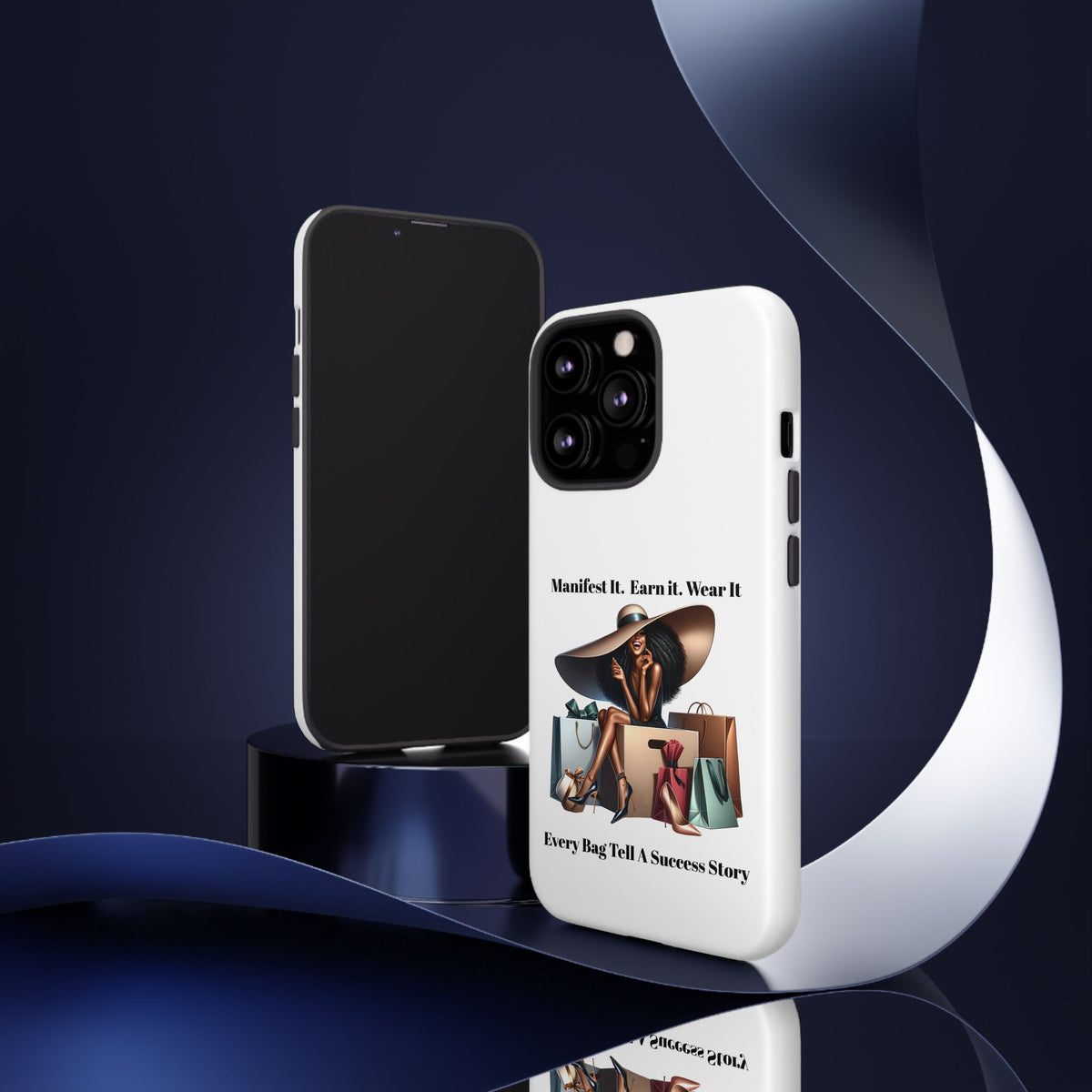 Phone Case - "Manifest It. Earn It. Wear It." Chic Shopper Design