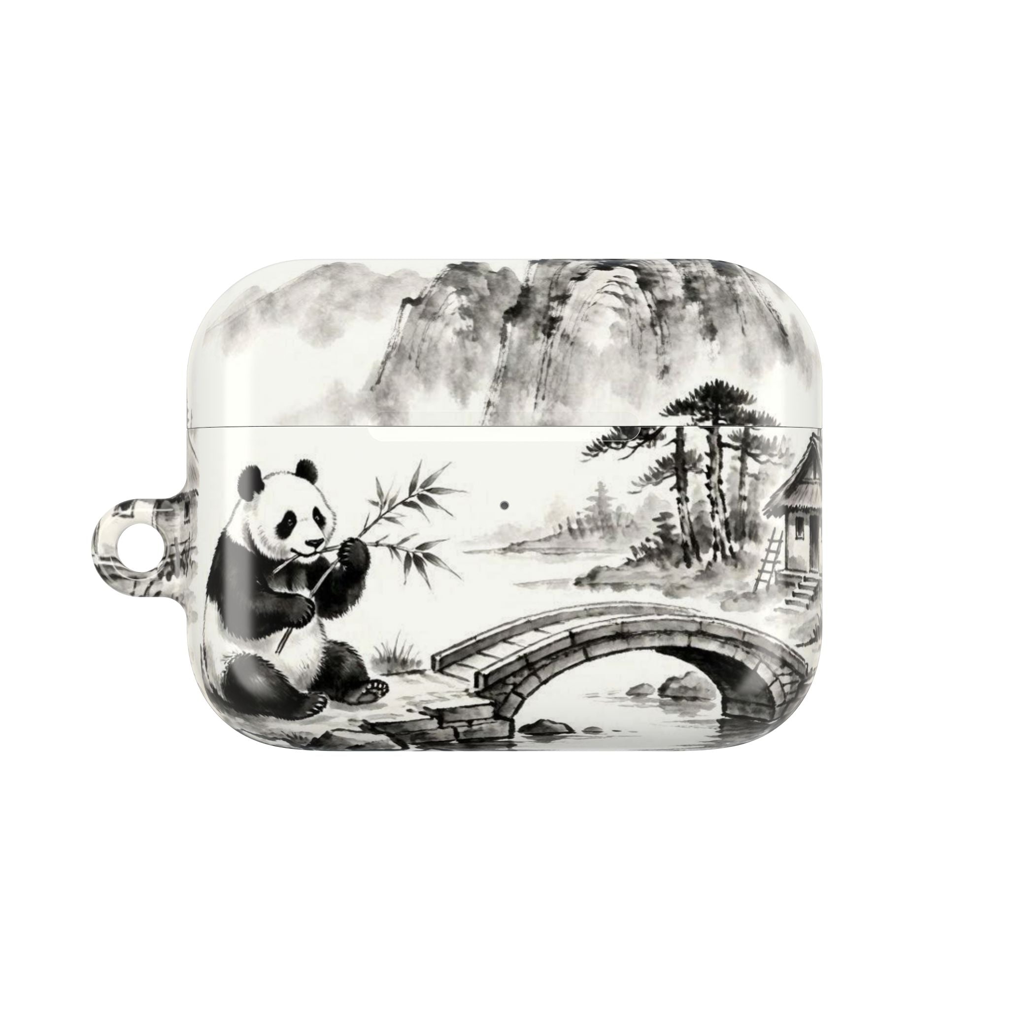 Panda Bamboo Landscape AirPod Case