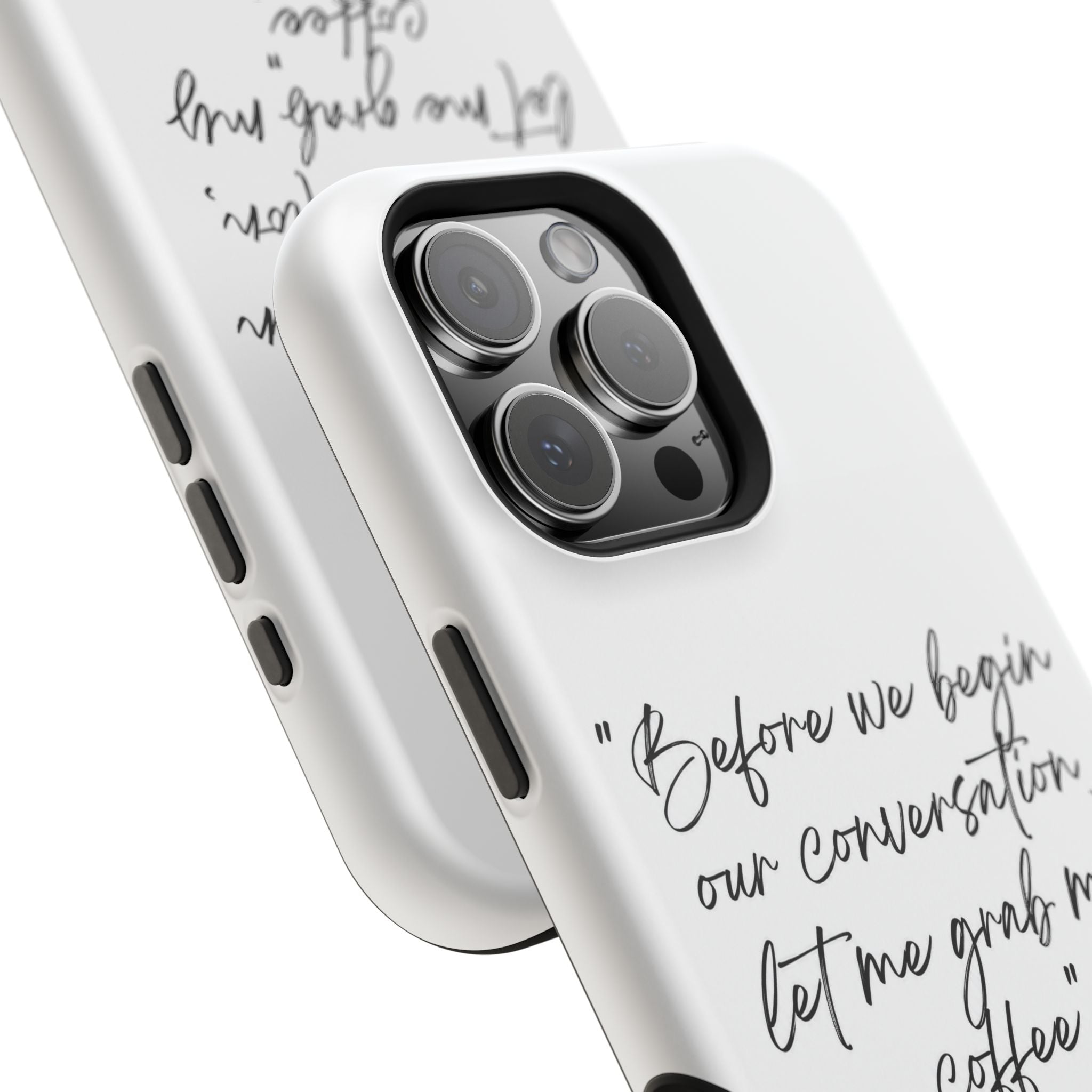 Coffee Quote Magnetic Impact-Resistant Phone Case