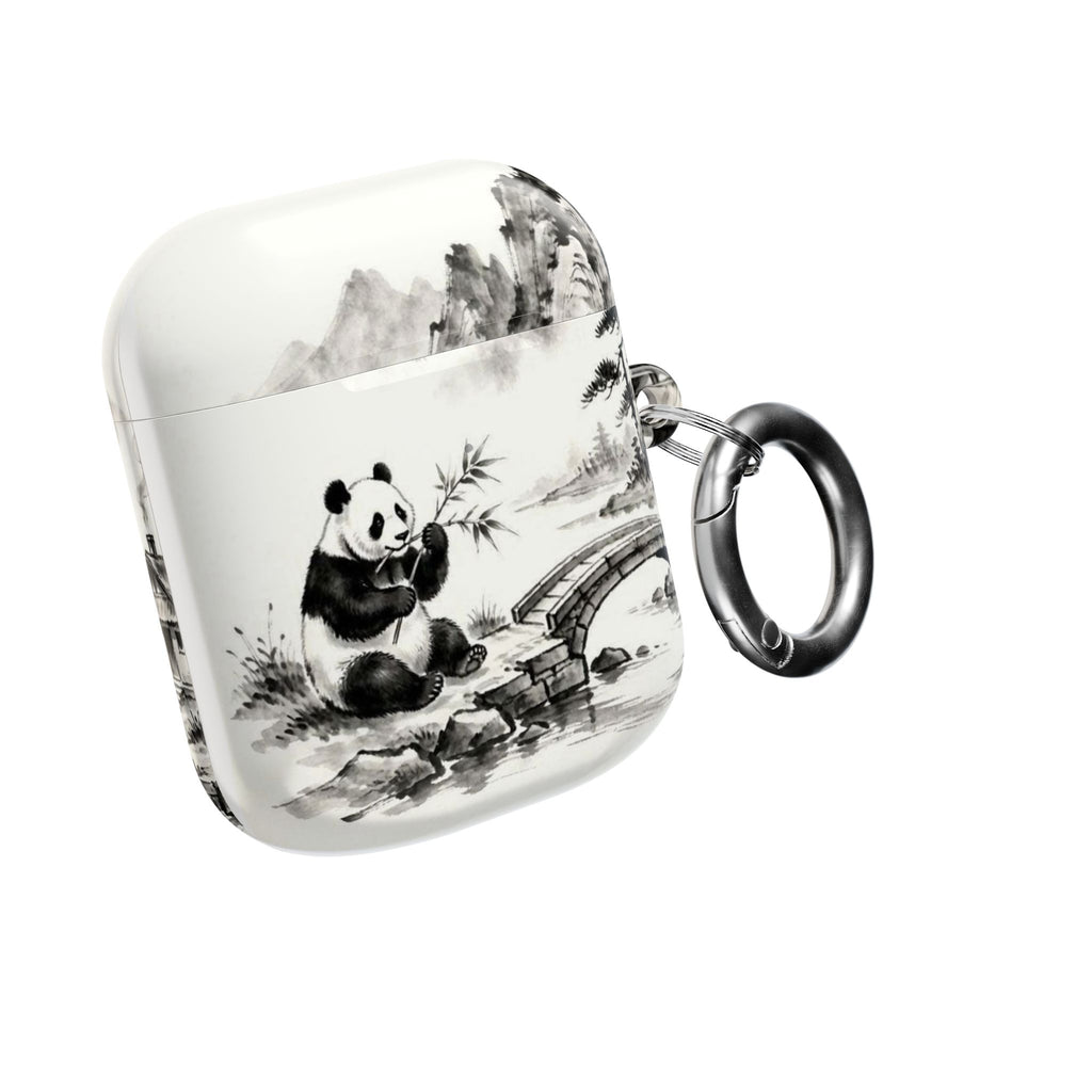 Panda Bamboo Landscape AirPod Case