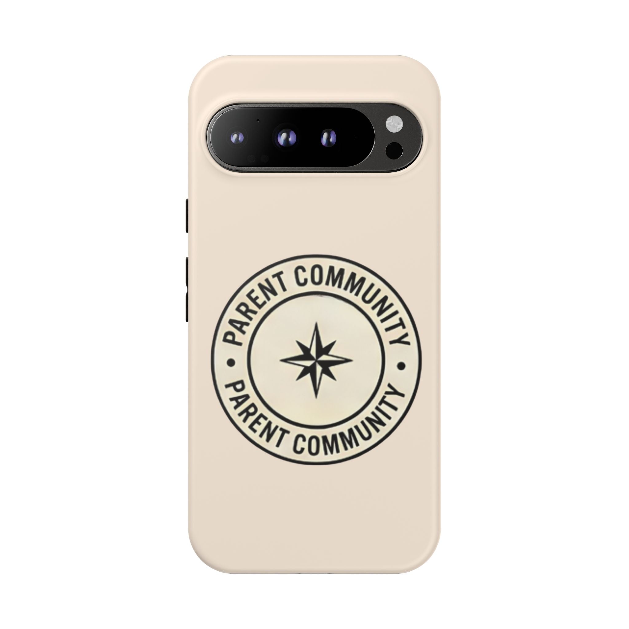 Parent Community Tough Phone Case — Durable Compass Logo Protective Cover