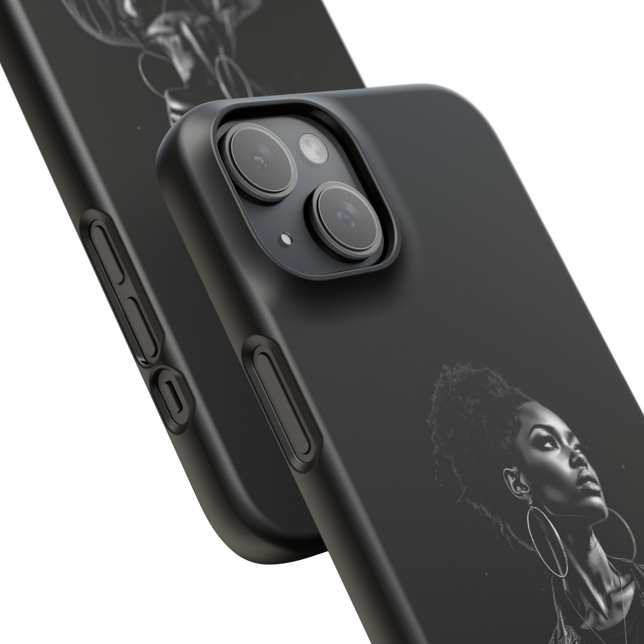 Phone Case — "Long Haul Loyalty" Black Portrait Snap Case