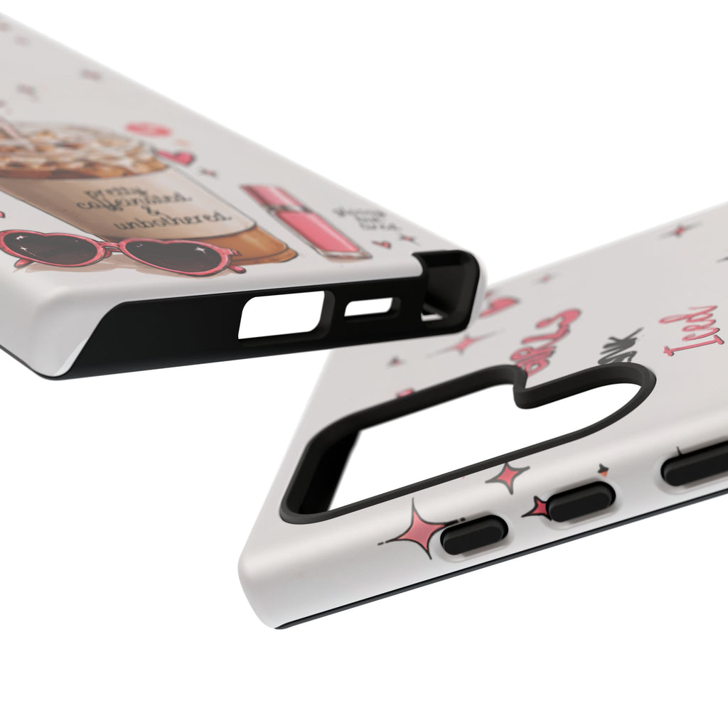 Iced Coffee Phone Case — "Hot Girls Drink Iced Coffee" Cute Girly Protective Case