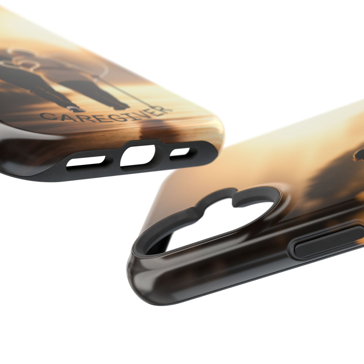 Caregiver Phone Case — Impact-Resistant Protective Case with Heart Design