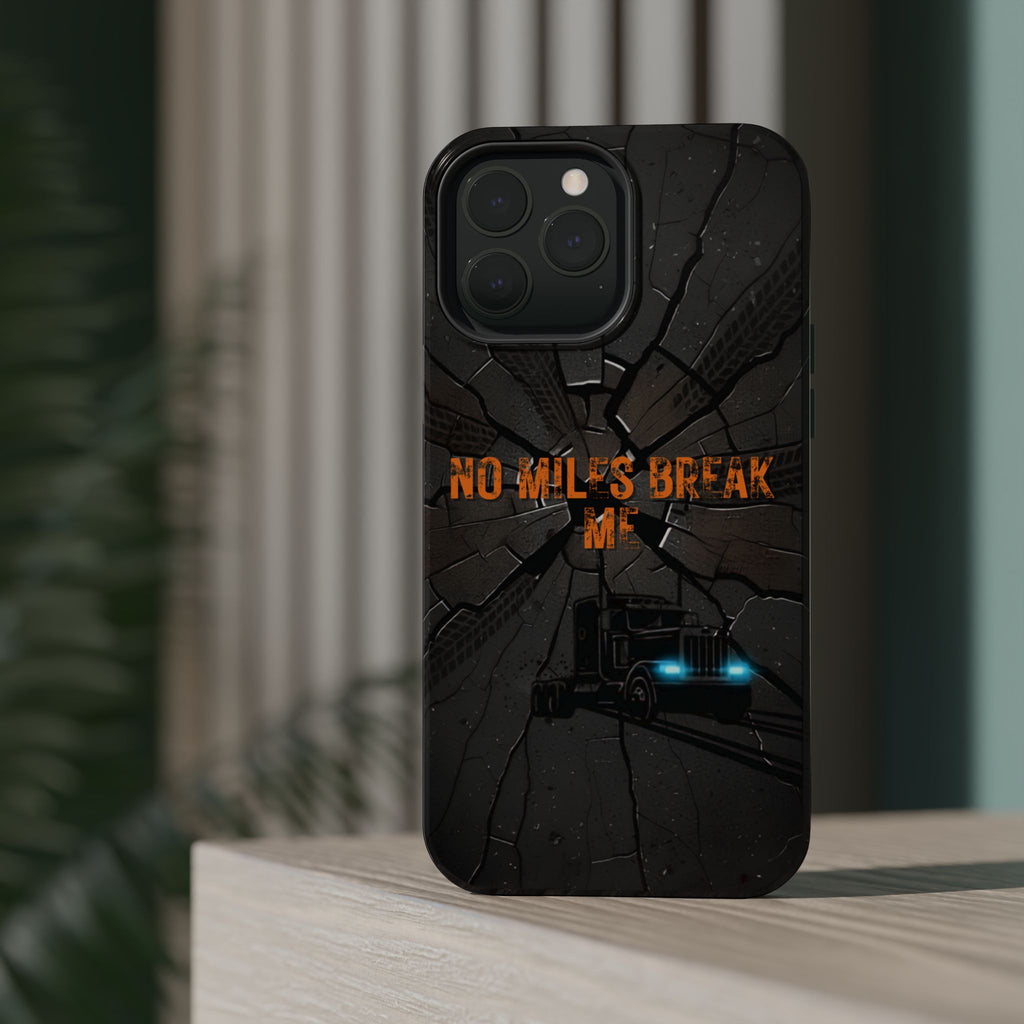 Phone Case — Fiery Semi Truck Magnetic Impact-Resistant Case