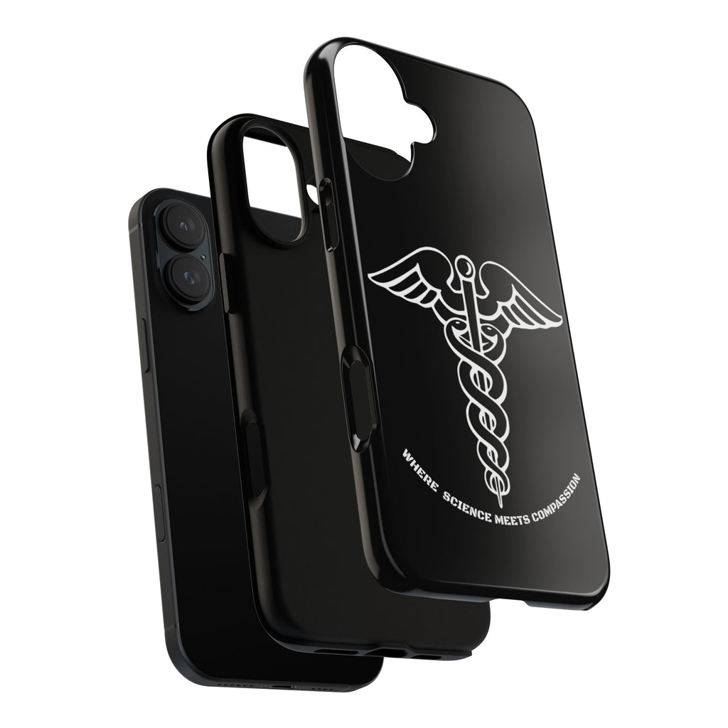 Medical Caduceus Phone Case — "Where Science Meets Compassion" Protective iPhone Cover