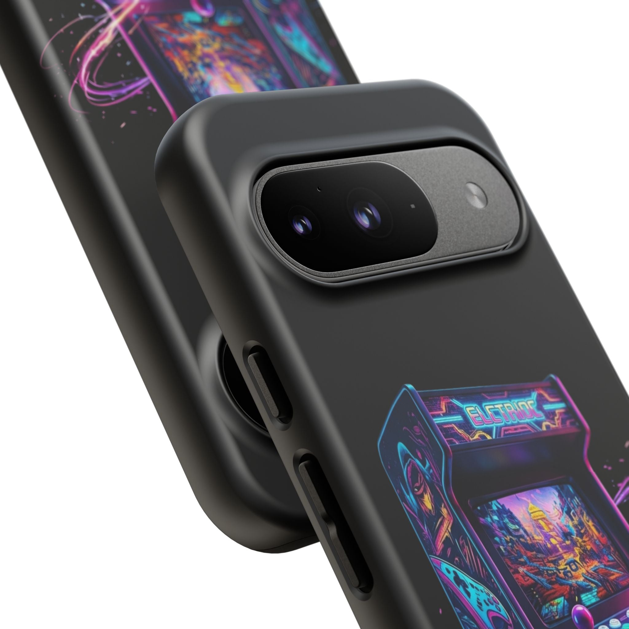 Retro Arcade Phone Case — Neon Gaming Controller Design