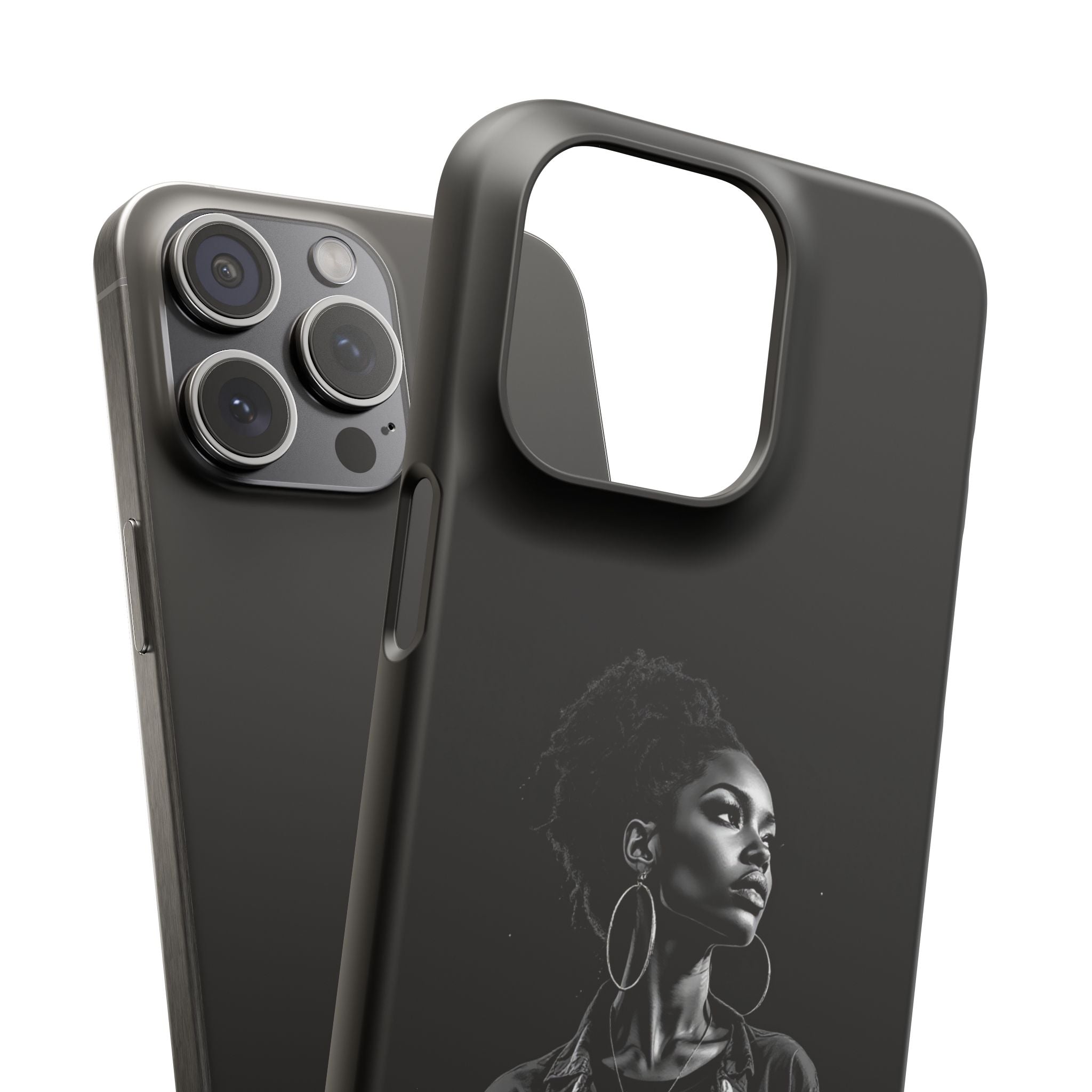 Phone Case — "Long Haul Loyalty" Black Portrait Snap Case