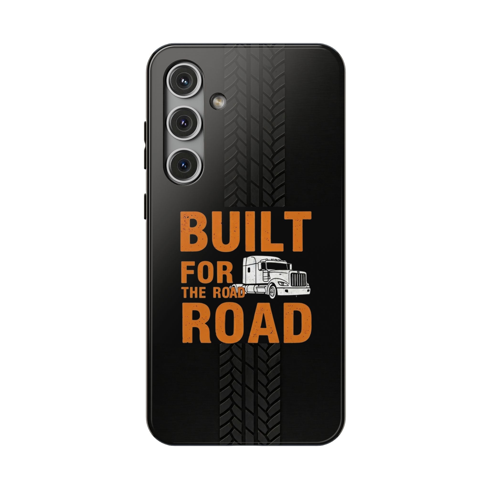 Phone Case — "Built for the Road" Truck Tire-Track Impact-Resistant Case