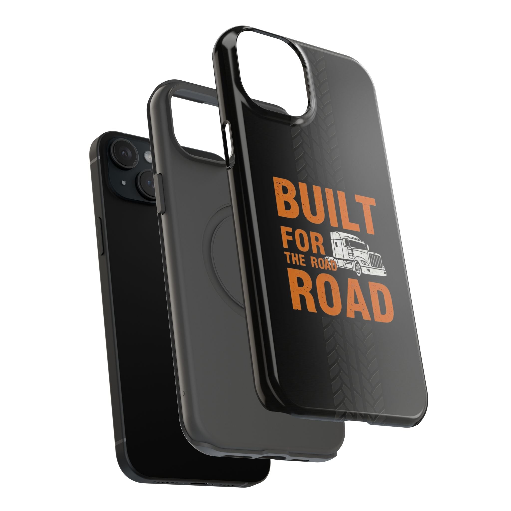 Phone Case — "Built for the Road" Truck Tire-Track Impact-Resistant Case