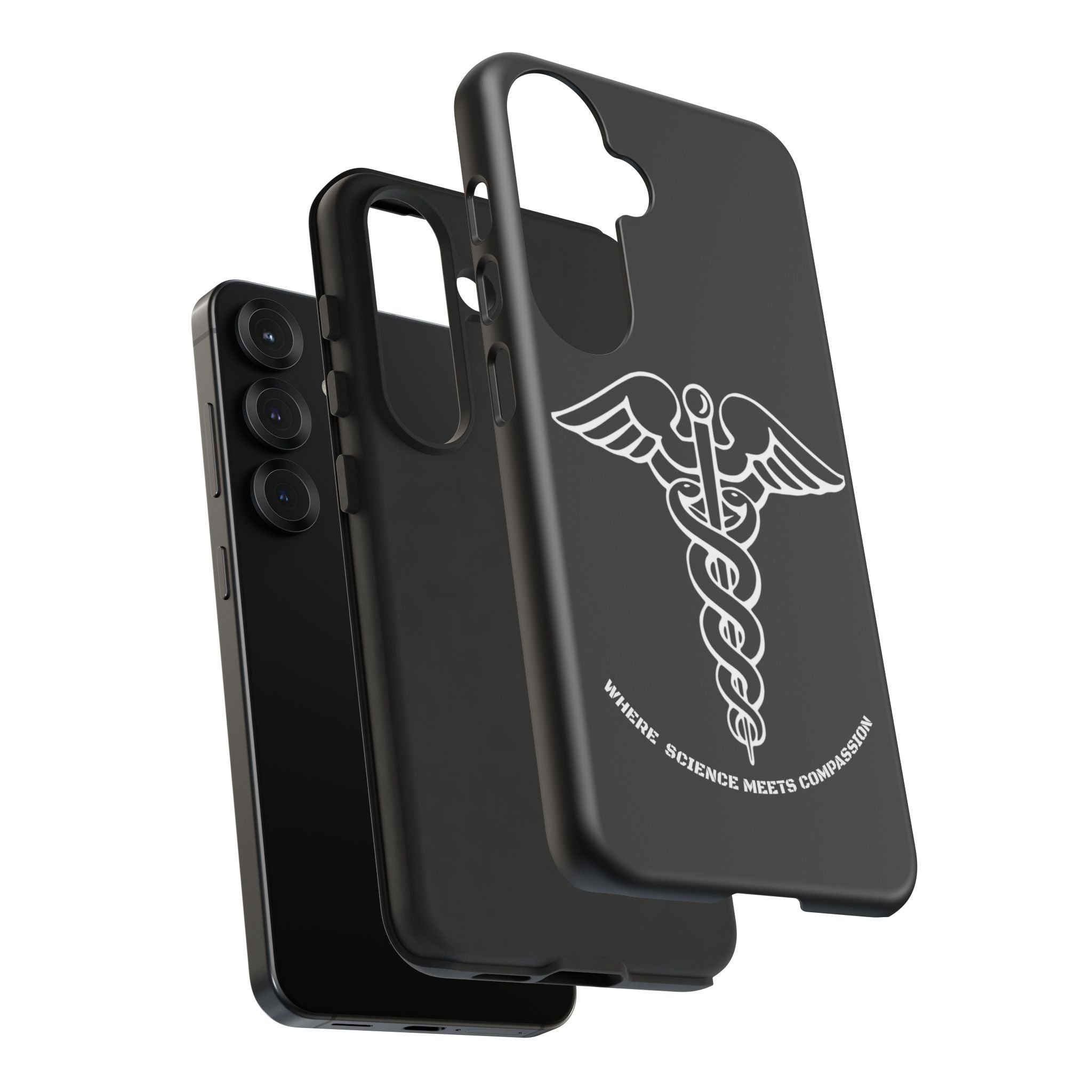 Medical Caduceus Phone Case — "Where Science Meets Compassion" Protective iPhone Cover