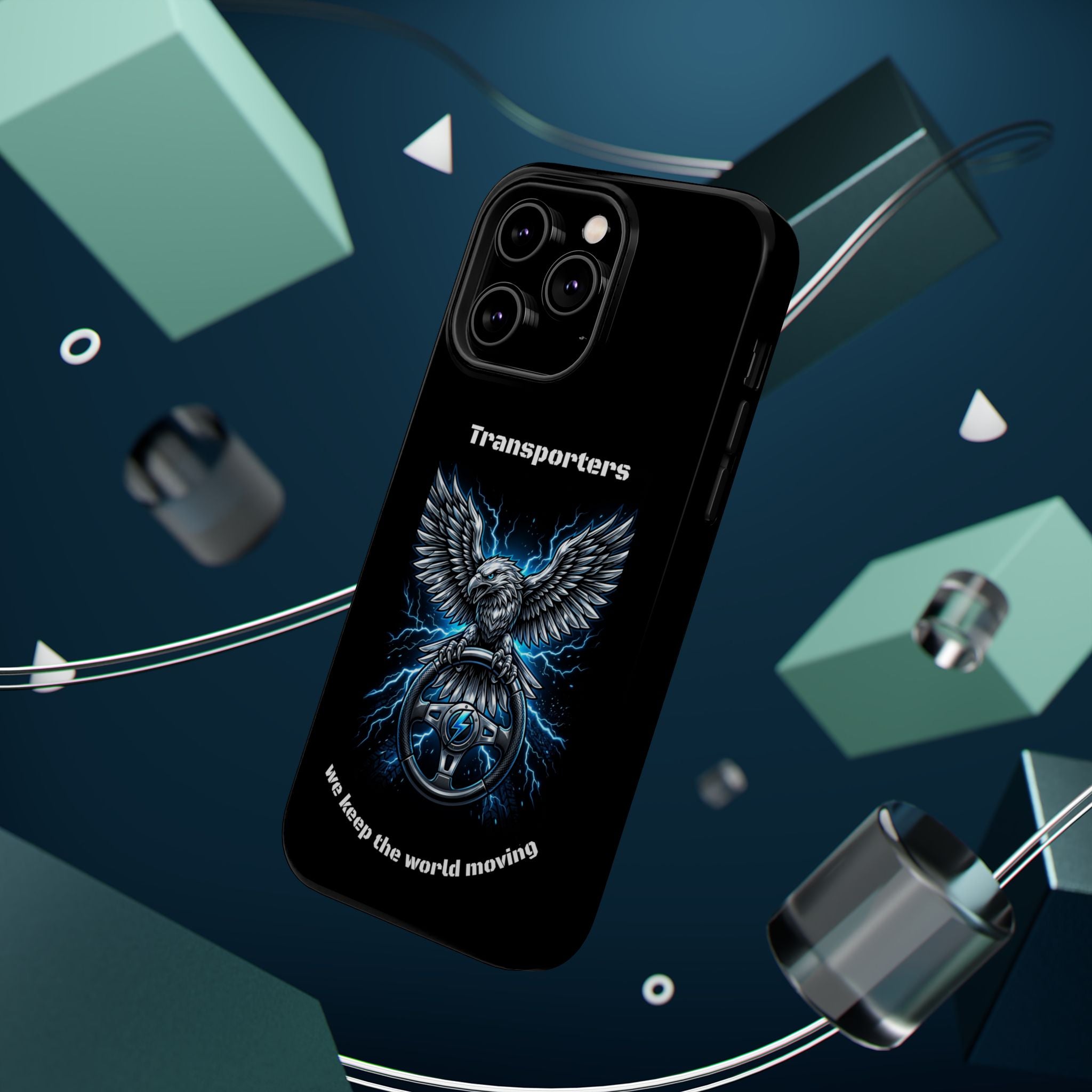 Electric Raven Magnetic Phone Case — Impact‑Resistant Protective Cover