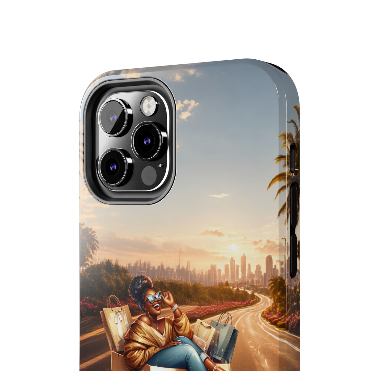 Sunset Roadtrip Tough Phone Case — Relaxed Traveler Design