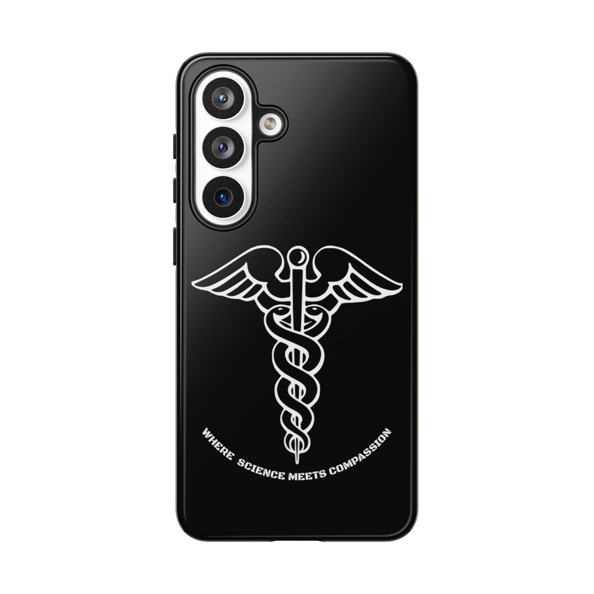 Medical Caduceus Phone Case — "Where Science Meets Compassion" Protective iPhone Cover