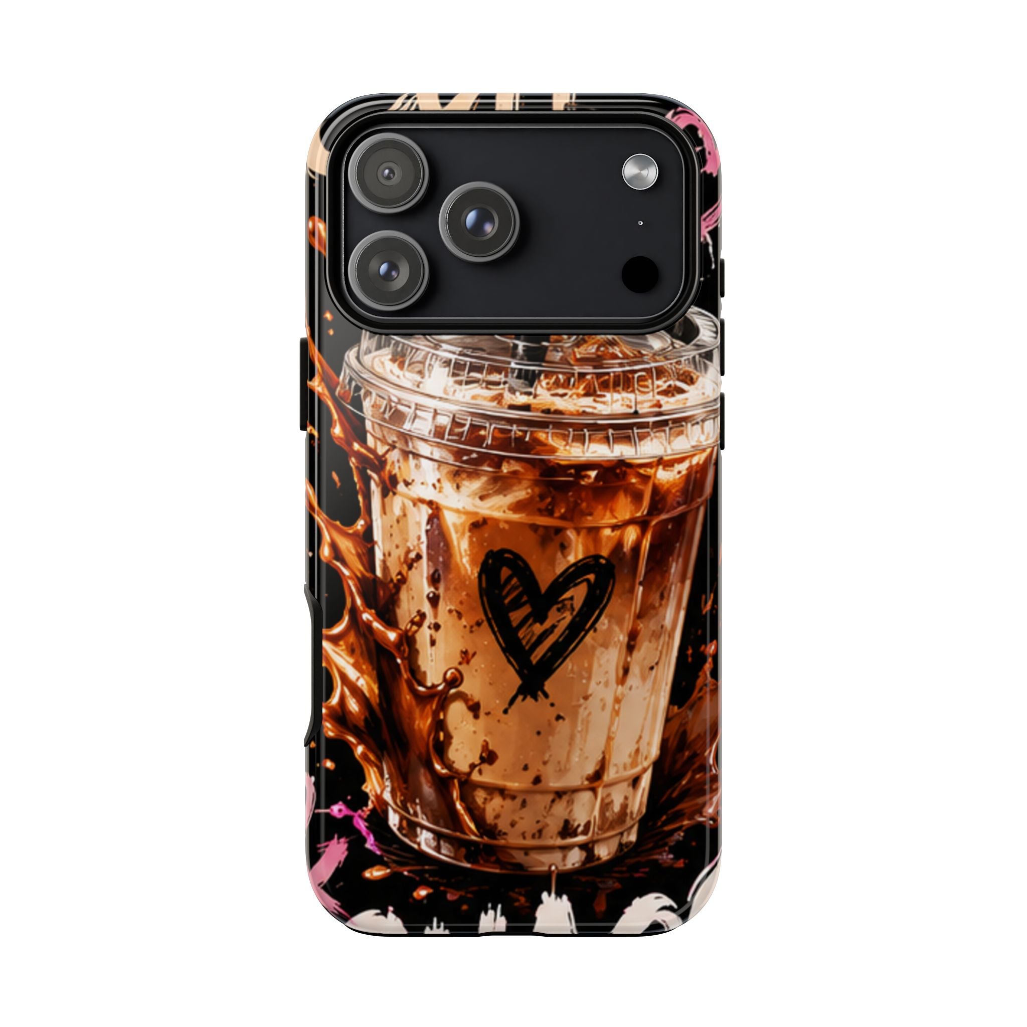 Iced Coffee Phone Case – 'Iced Coffee latte: Stylish Protective Case