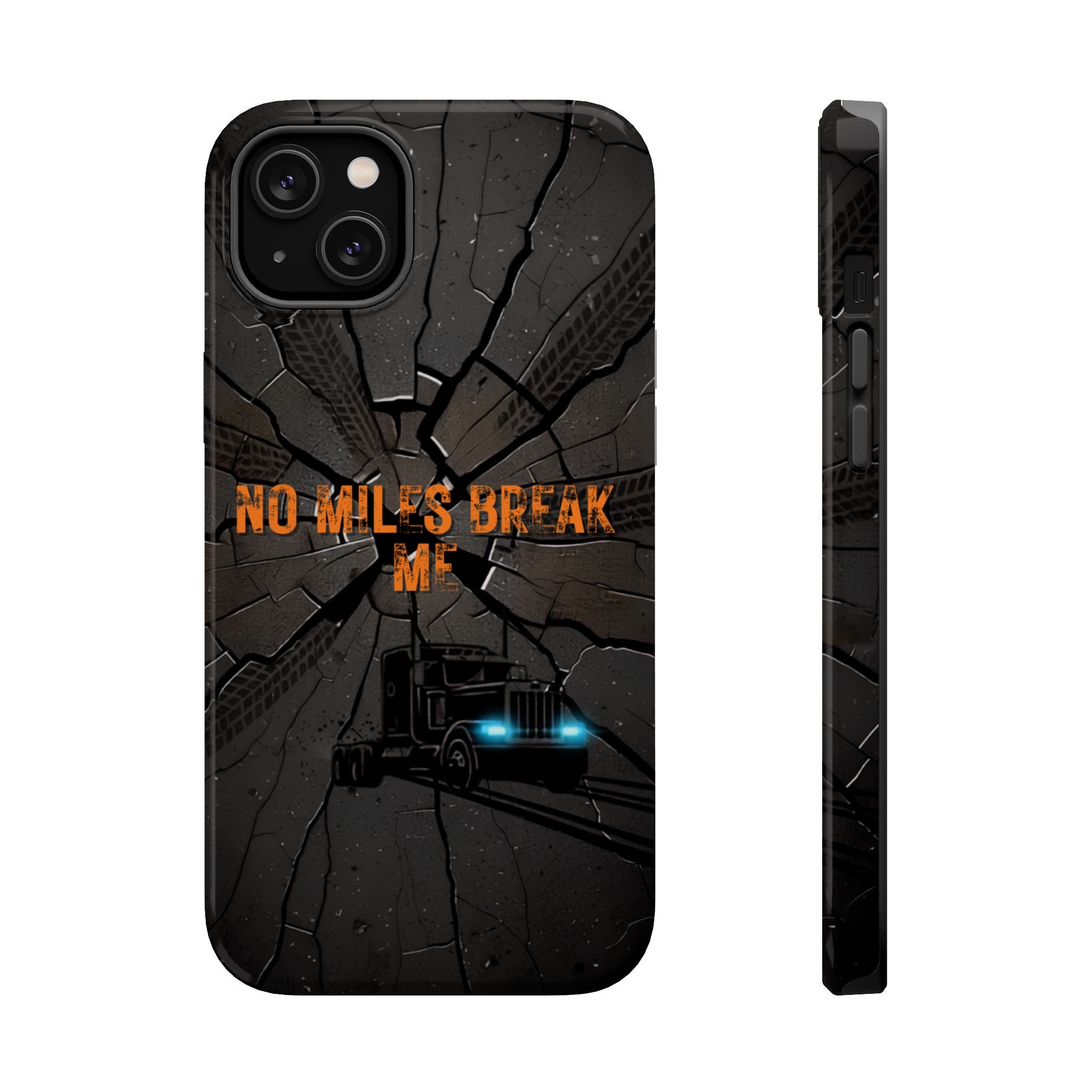Phone Case — Fiery Semi Truck Magnetic Impact-Resistant Case