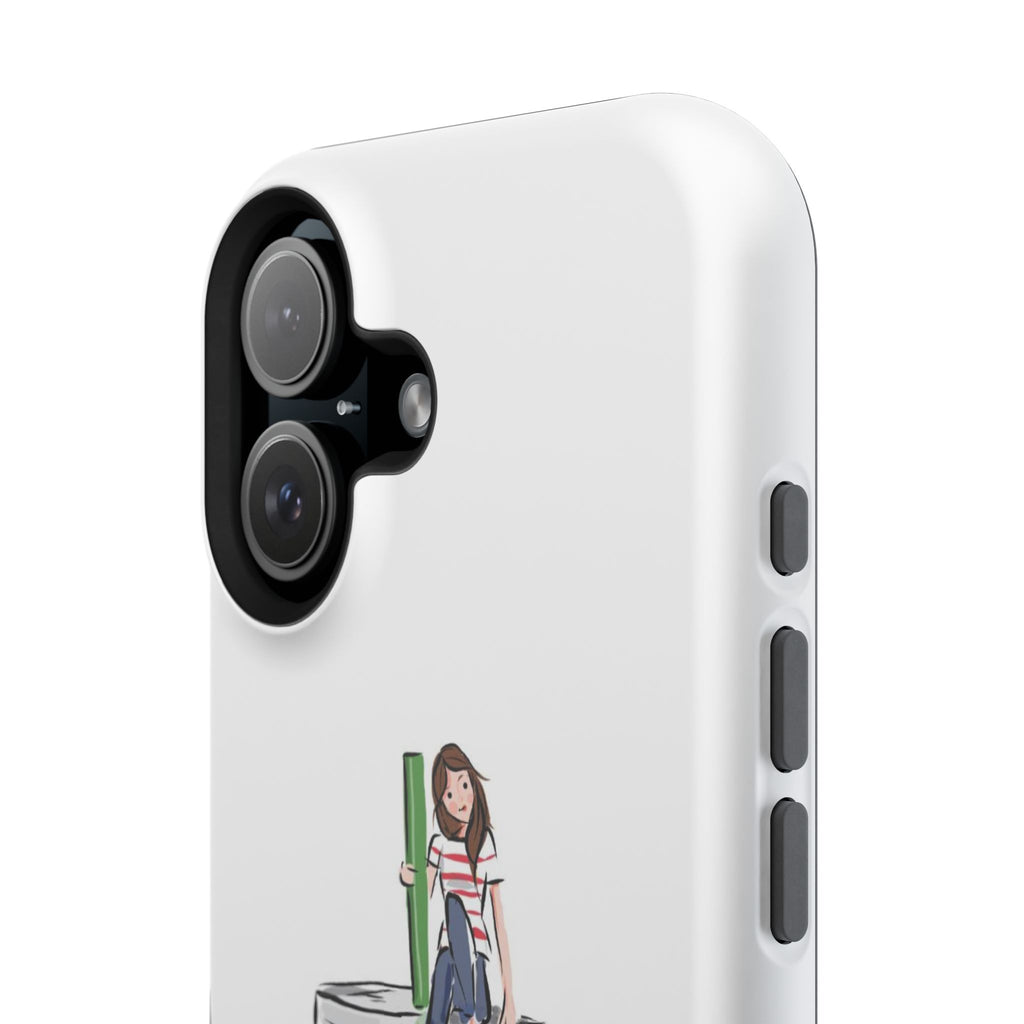 Iced Coffee & Me Phone Case — Cute Illustration 'Emotional Support Iced Coffee' Impact-Resistant Case