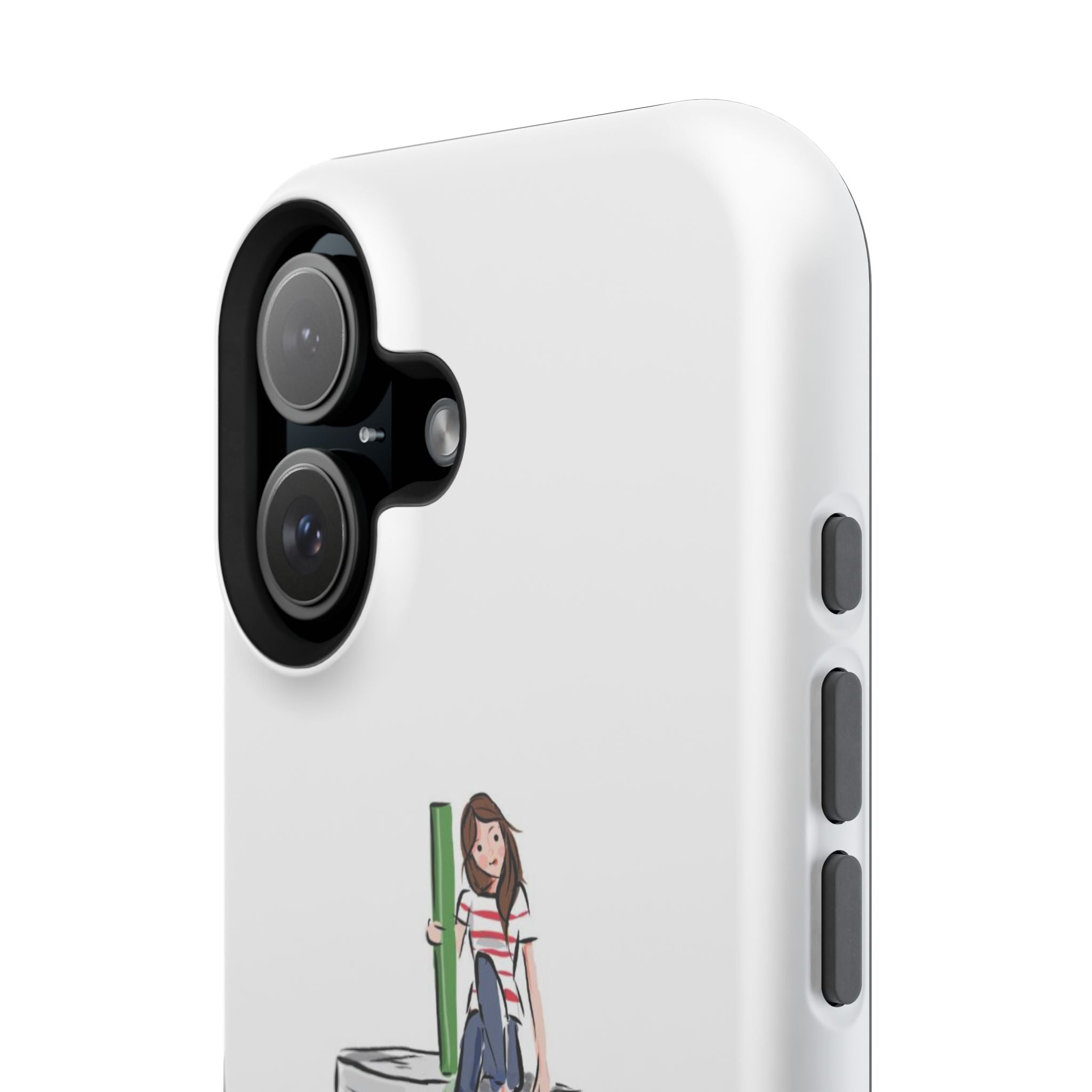 Iced Coffee & Me Phone Case — Cute Illustration 'Emotional Support Iced Coffee' Impact-Resistant Case