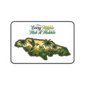 Jamaica Map Desk Mat — "Every Muckle Mek A Mukkle" Tropical Hummingbird Desk Mat