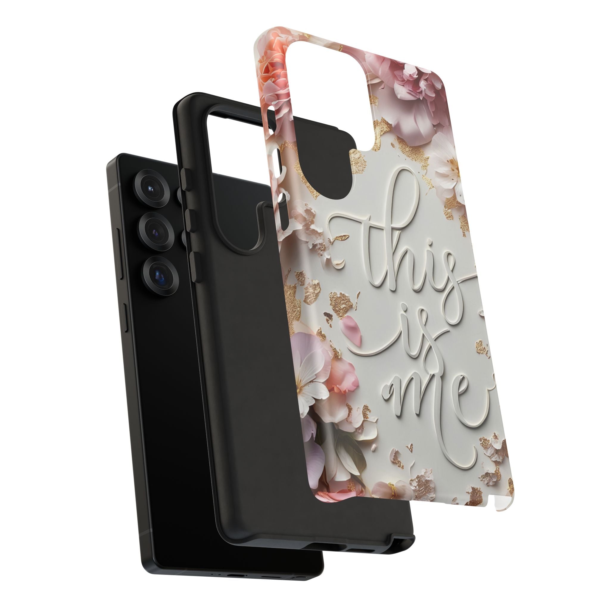 Phone Case — "This Is Me" Floral Tough Case
