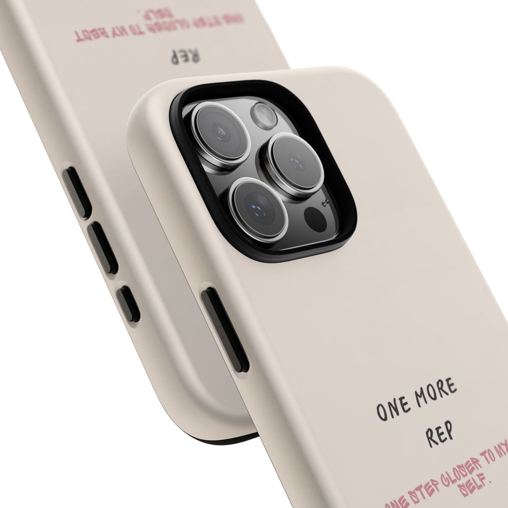 Gym Phone Case — "One More Rep" Workout Duffle & Sneakers Protective Case