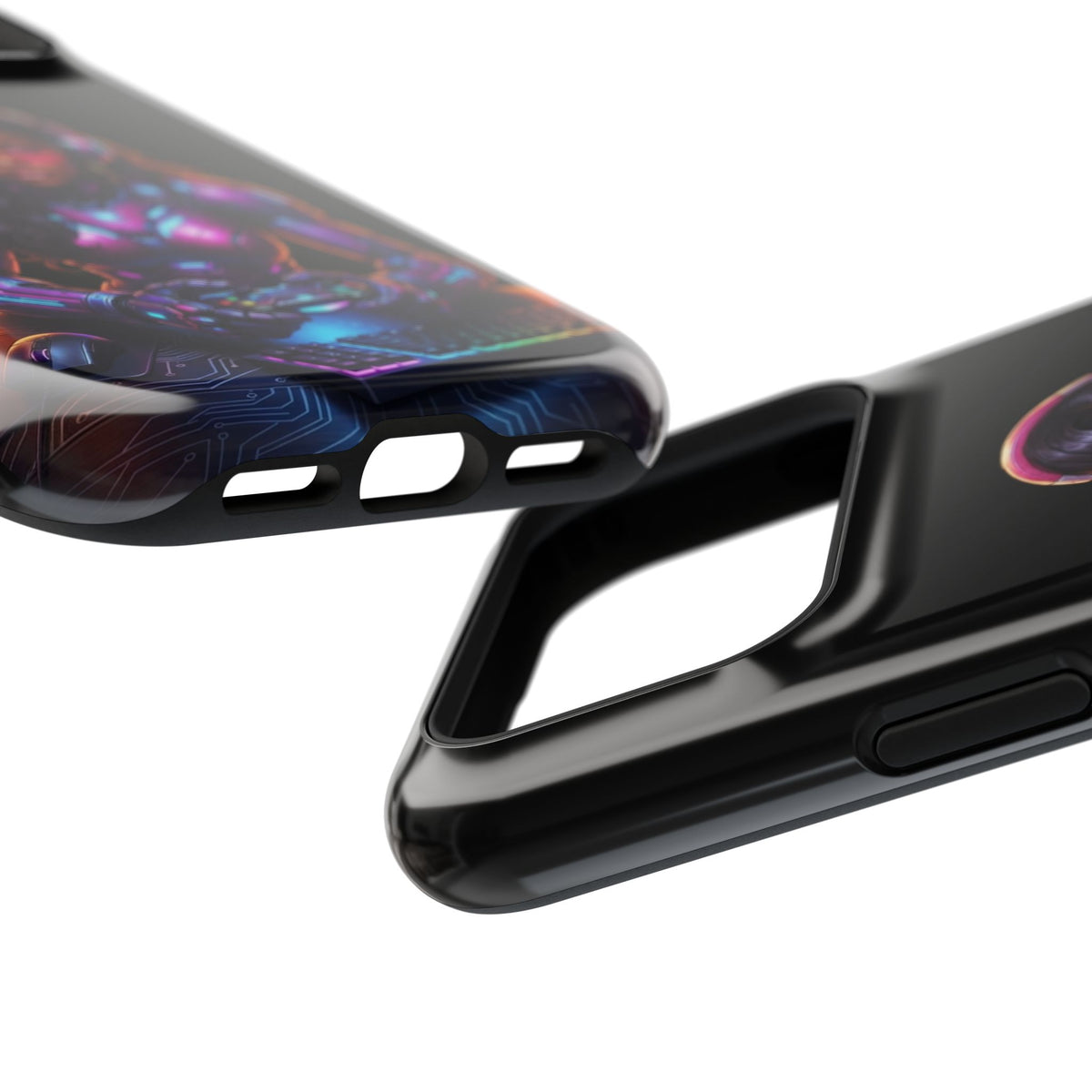 Gamer Girl Cyber Armor Phone Case — Impact‑Resistant Protective Cover