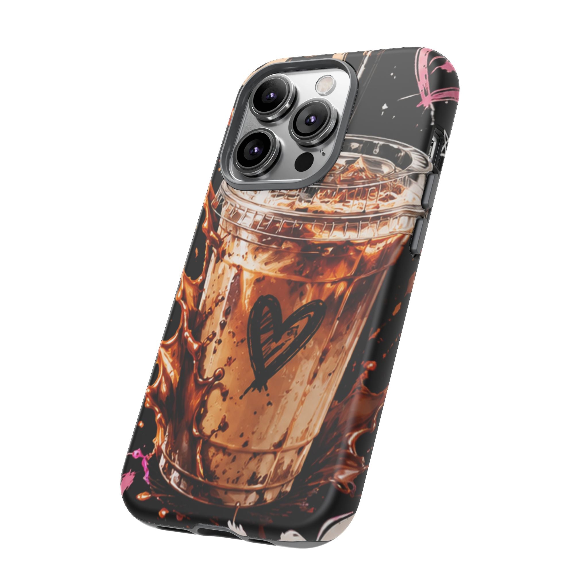 Iced Coffee Phone Case – 'Iced Coffee latte: Stylish Protective Case