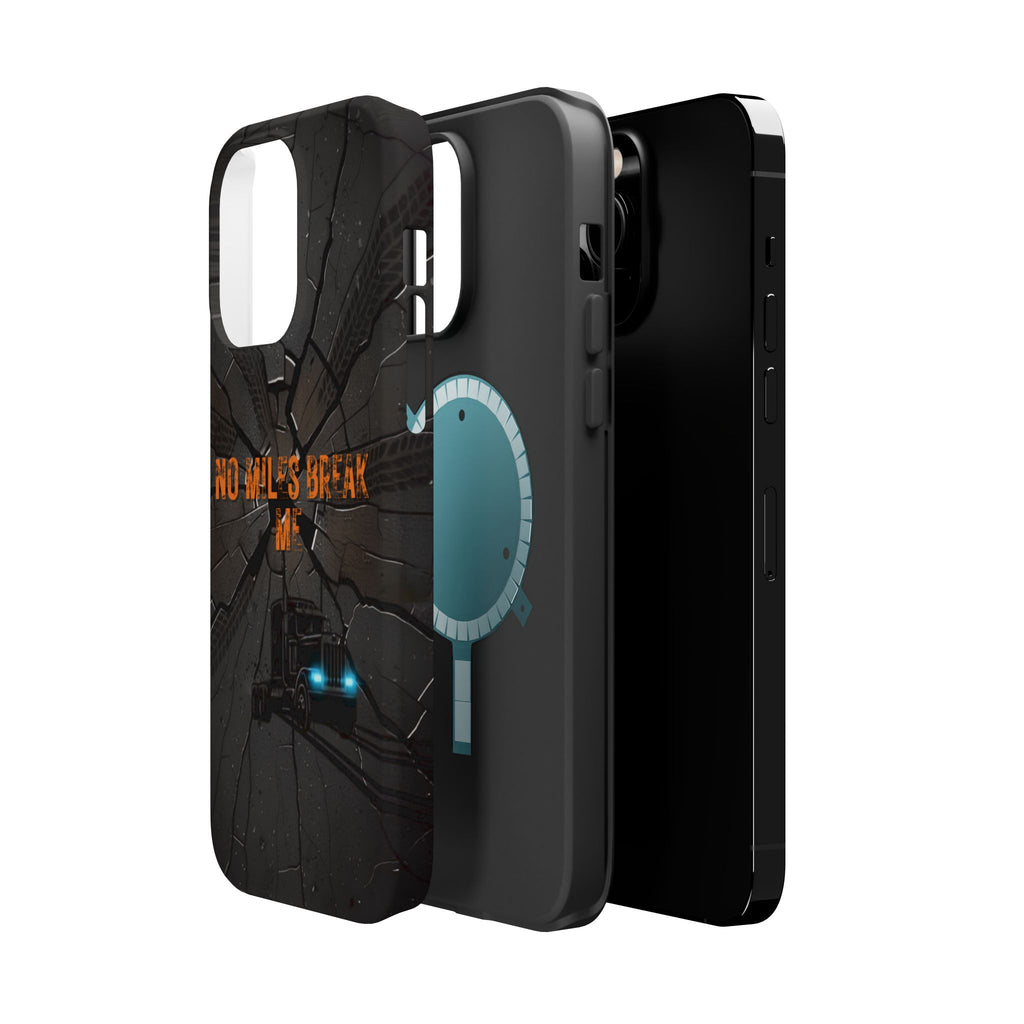 Phone Case — Fiery Semi Truck Magnetic Impact-Resistant Case