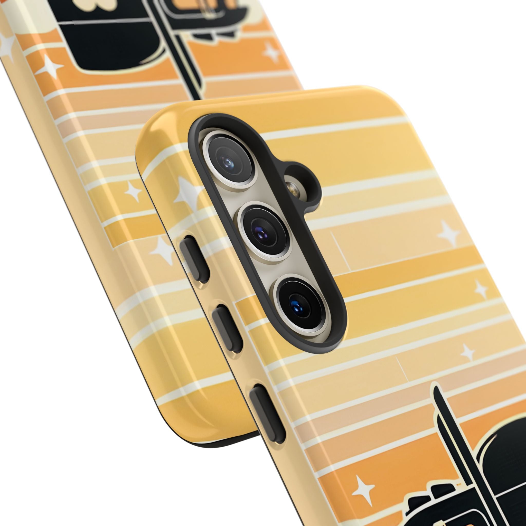 Trucker Heart Phone Case — Retro Semi Truck Protective Phone Cover