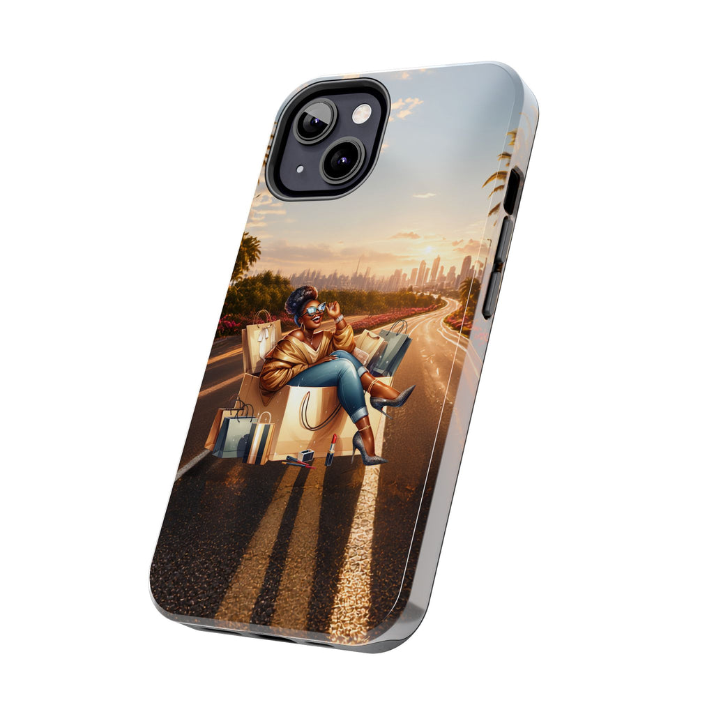 Sunset Roadtrip Tough Phone Case — Relaxed Traveler Design