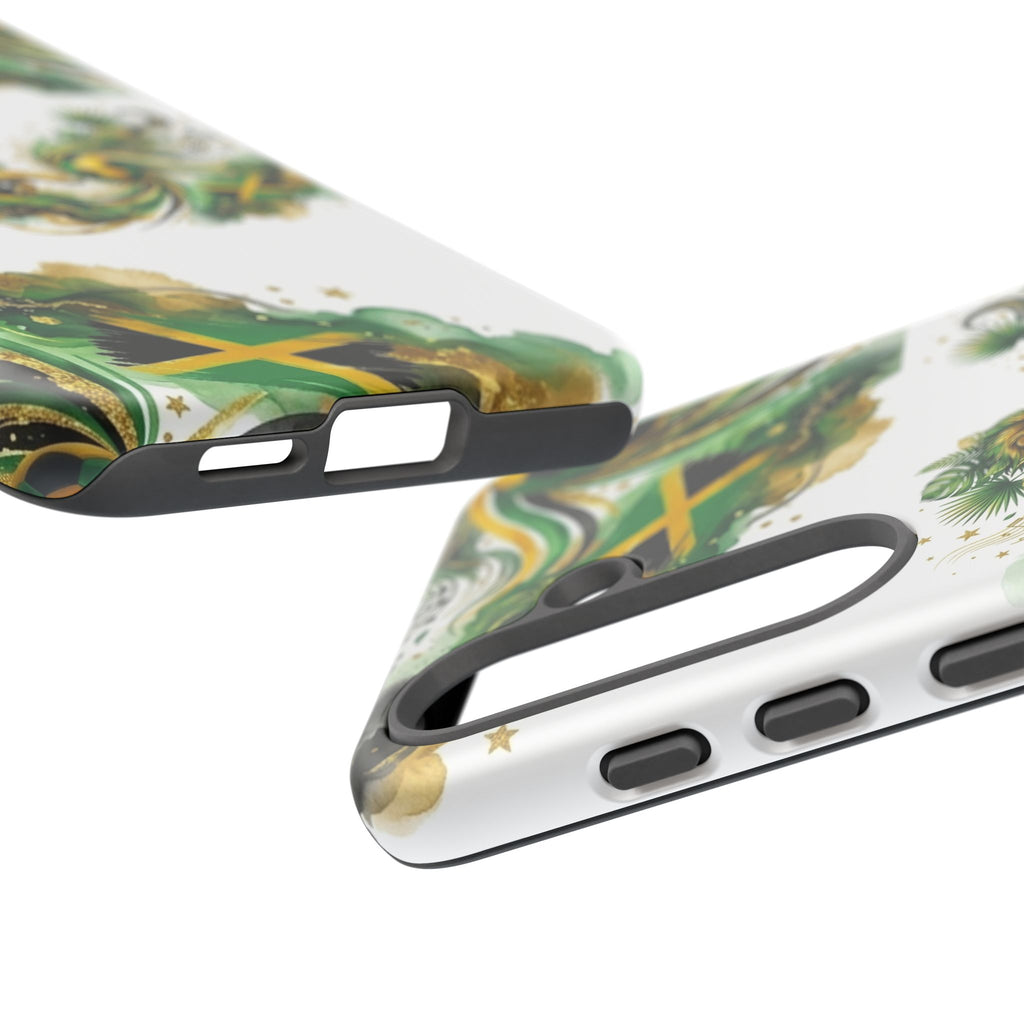 Jamaica Lion Phone Case — Jamaican Flag Rasta Protective Tough Case