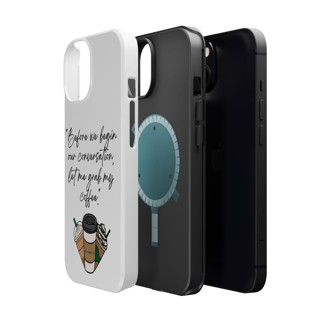 Coffee Quote Magnetic Impact-Resistant Phone Case