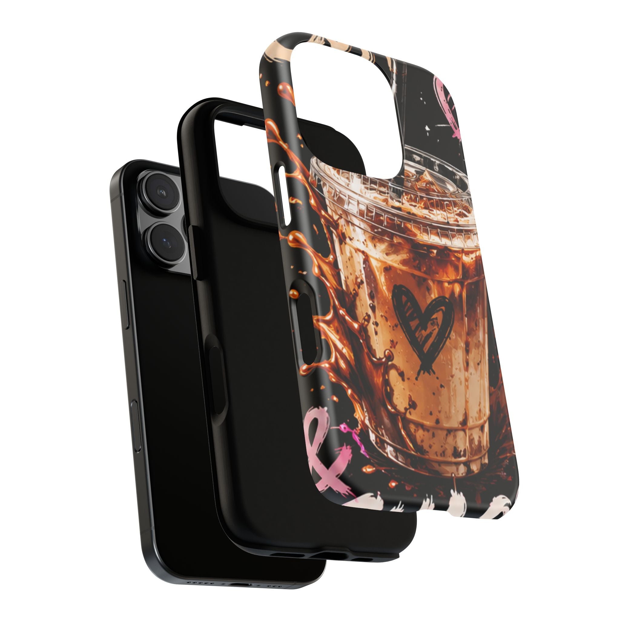 Iced Coffee Phone Case – 'Iced Coffee latte: Stylish Protective Case