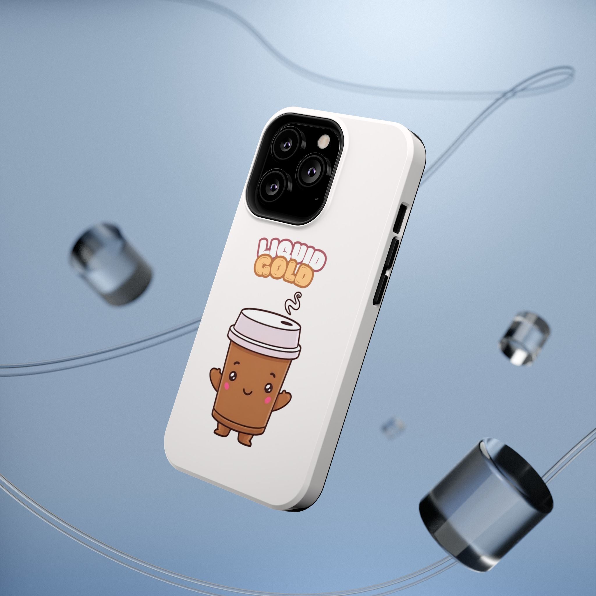 Coffee Cup Phone Case – “Liquid Gold” Cute Kawaii Espresso Impact-Resistant Case