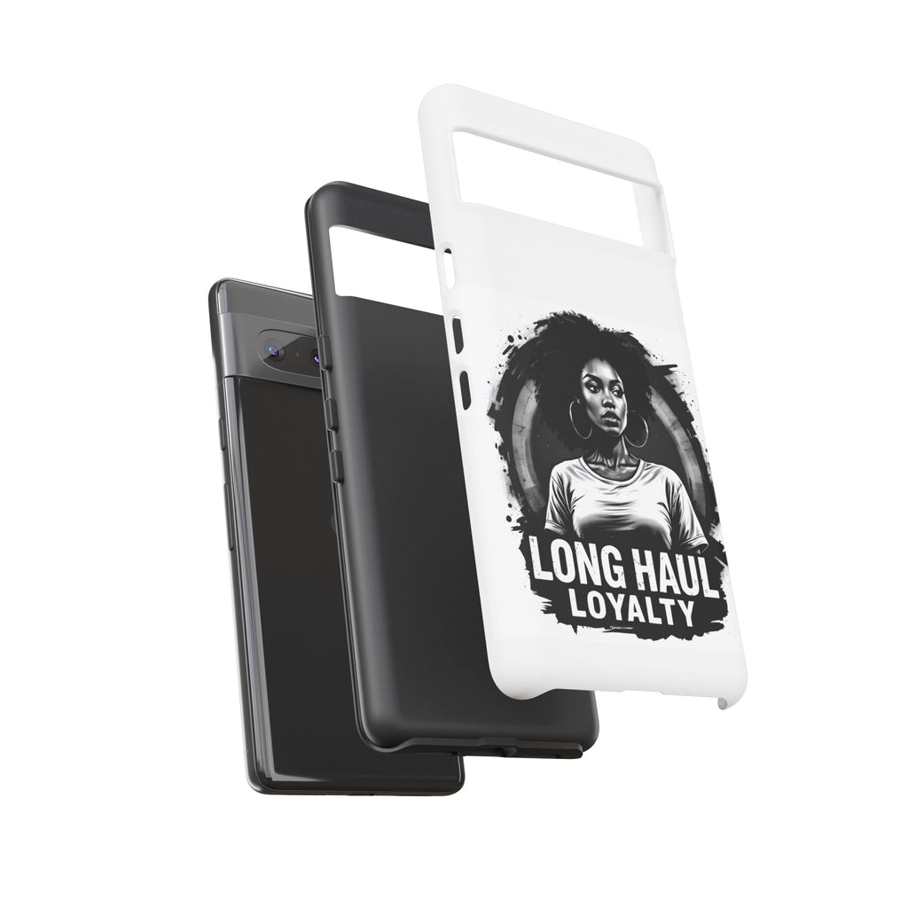 Phone Case — "Long Haul Loyalty" Black & White Portrait Protective Case