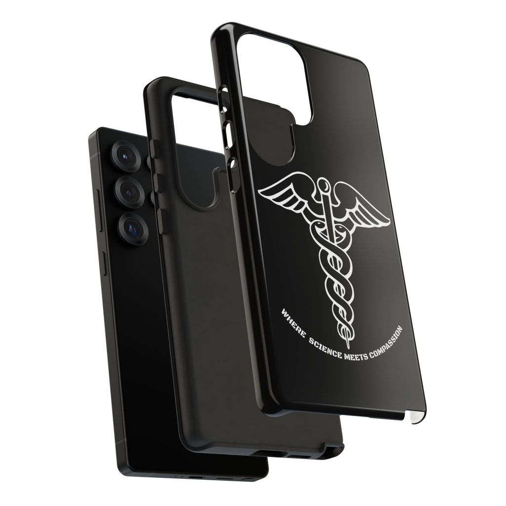 Medical Caduceus Phone Case — "Where Science Meets Compassion" Protective iPhone Cover