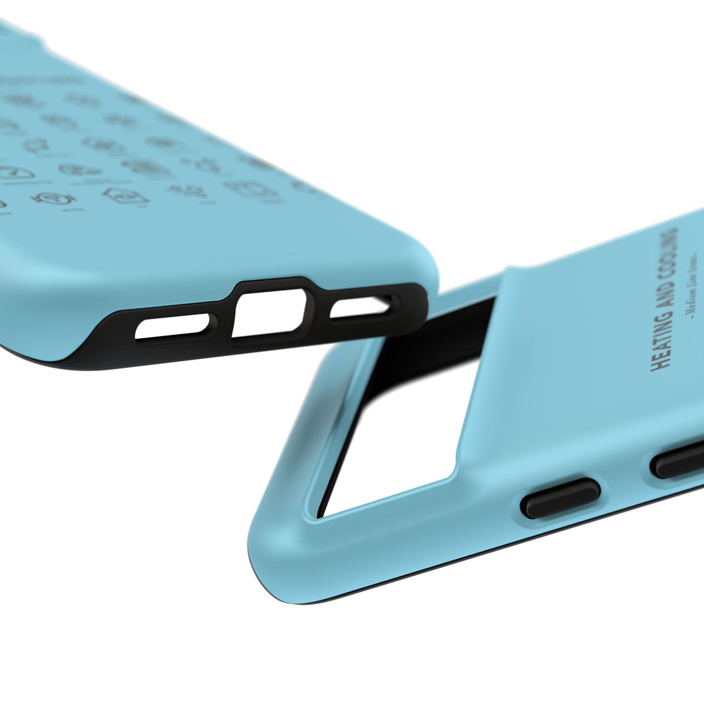 Heating and Cooling Icons Phone Case – HVAC Technician Protective Phone Cover