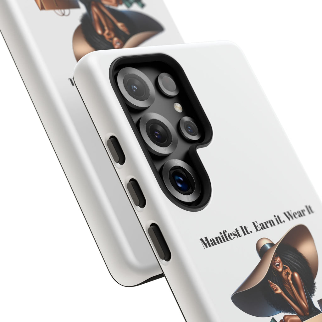 Phone Case - "Manifest It. Earn It. Wear It." Chic Shopper Design