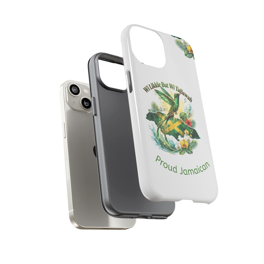 Jamaica Hummingbird Phone Case — “Wi Likkle But Wi Tallawah” Tropical Protective Cover