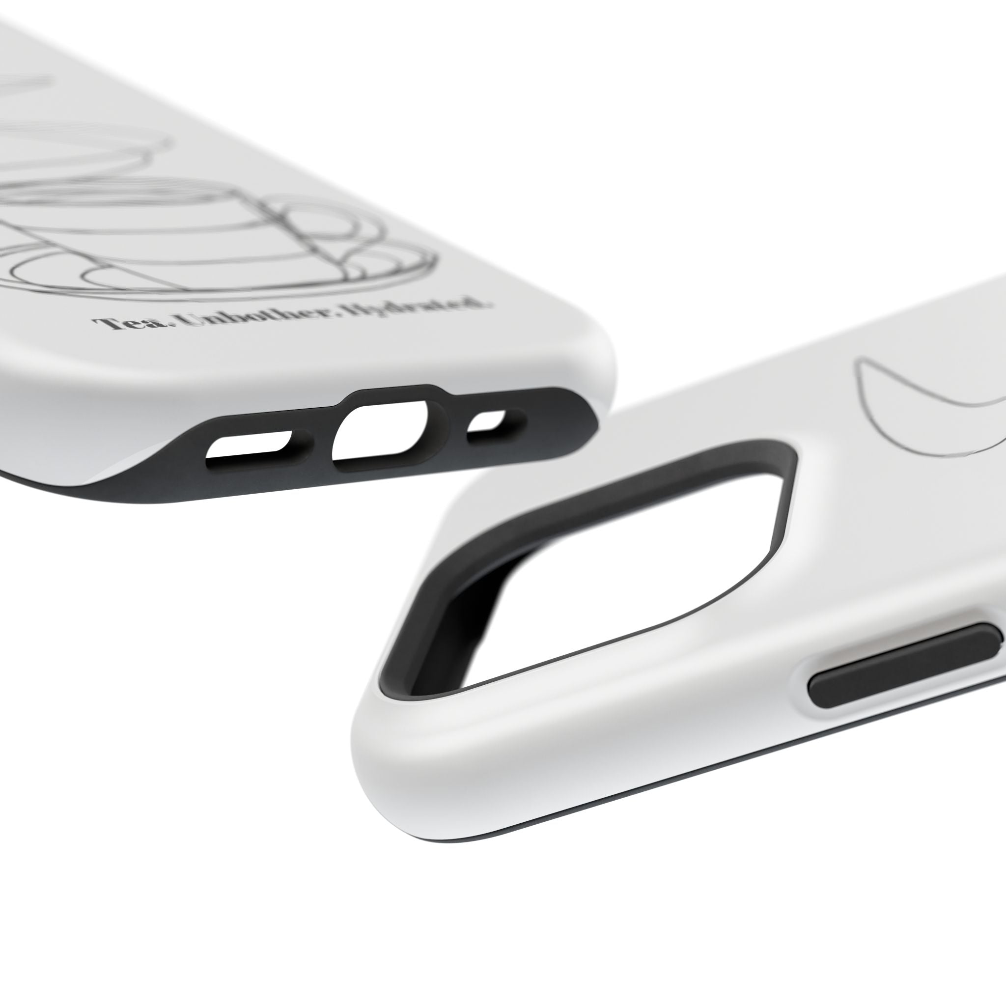 Tea Unbothered Hydrated Phone Case — Impact-Resistant