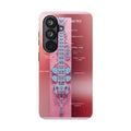 Anatomical Spine Tough Phone Case — Medical X-Ray Design, ‘Spinal Cord’ Labelled