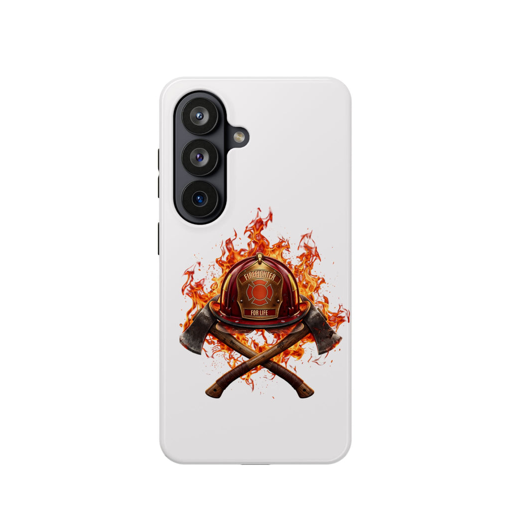 Firefighter Helmet Flames Phone Case — Station 117 Magnetic Impact-Resistant Case