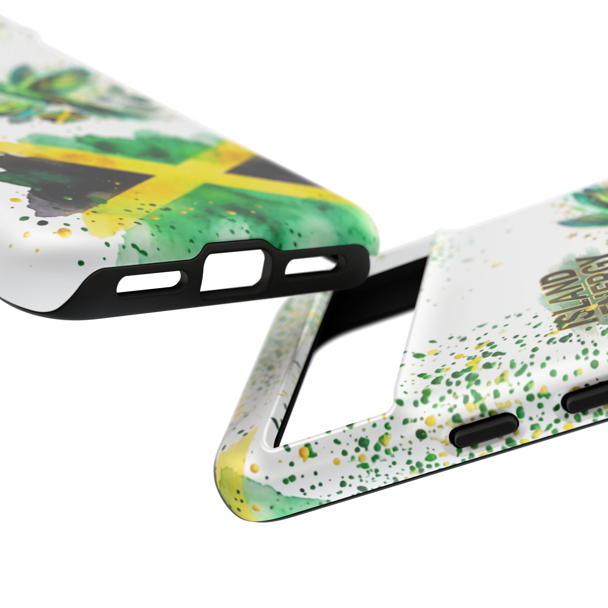 Island Energy Tough Phone Case — Colorful Hummingbird & Tropical Sunset Protective Cover
