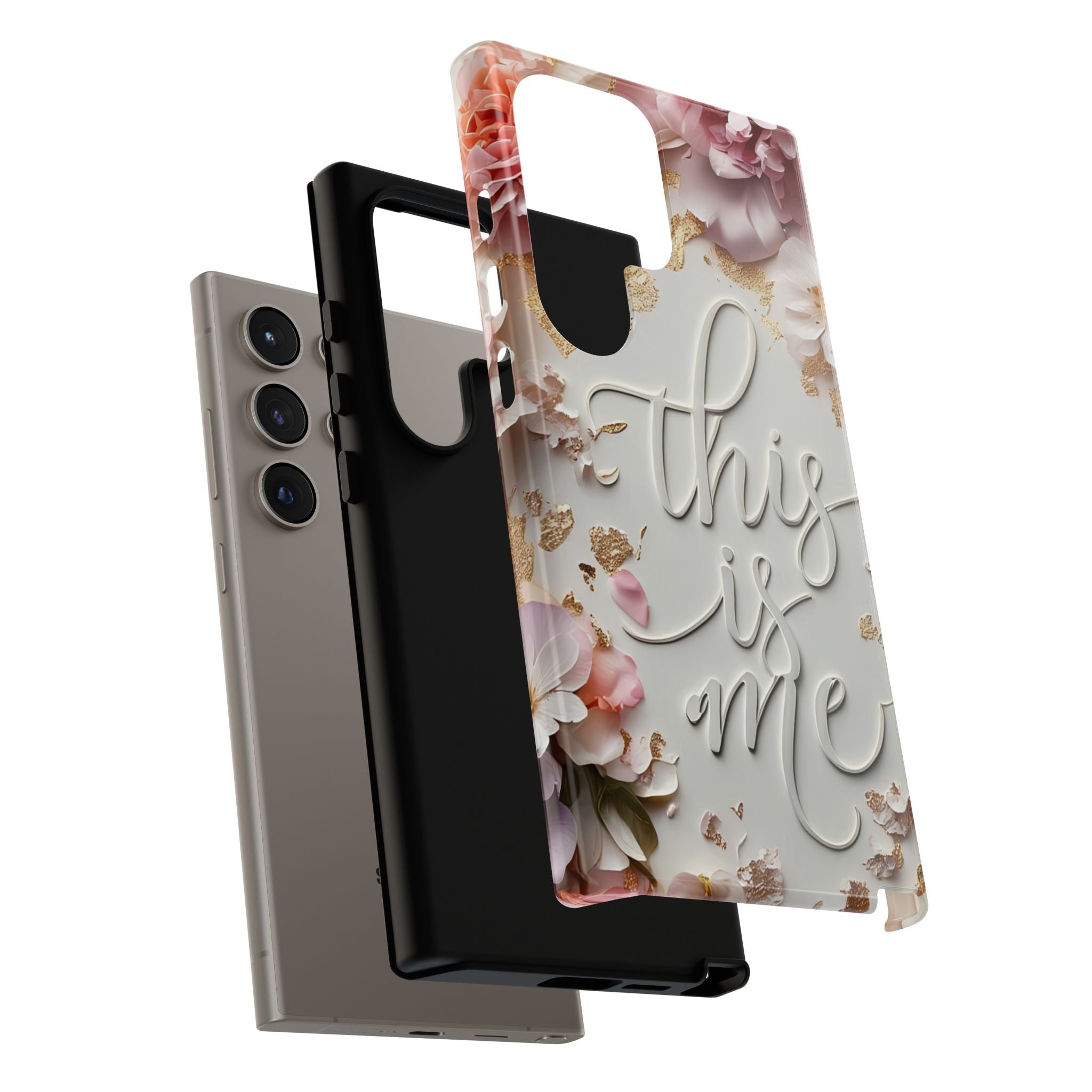 Phone Case — "This Is Me" Floral Tough Case