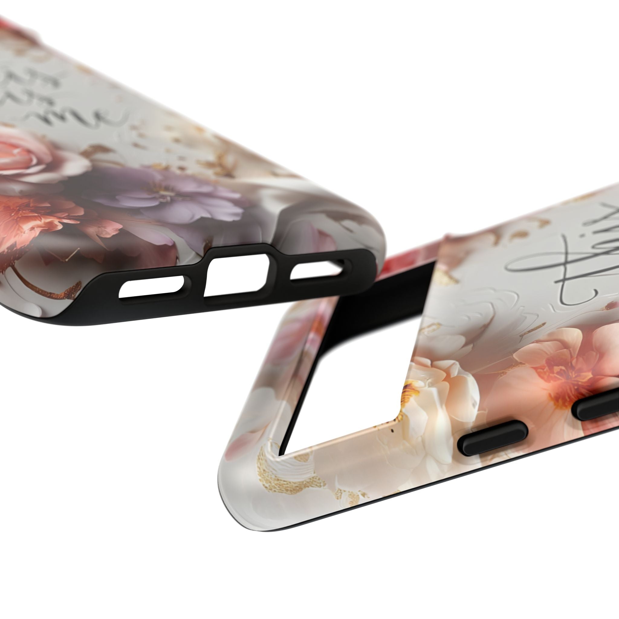 Floral "This Is Me" Tough Phone Case — Protective Floral iPhone Cover for Self-Expression, Gift for Her