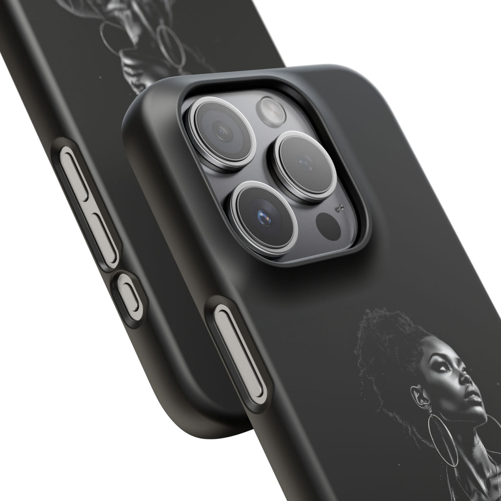 Phone Case — "Long Haul Loyalty" Black Portrait Snap Case