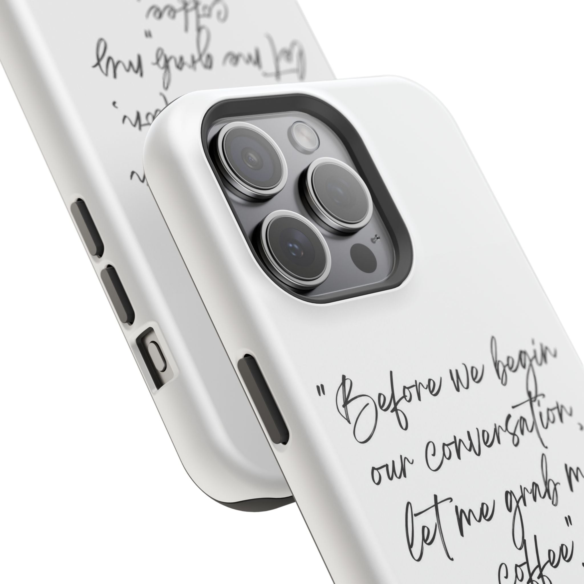 Coffee Quote Magnetic Impact-Resistant Phone Case