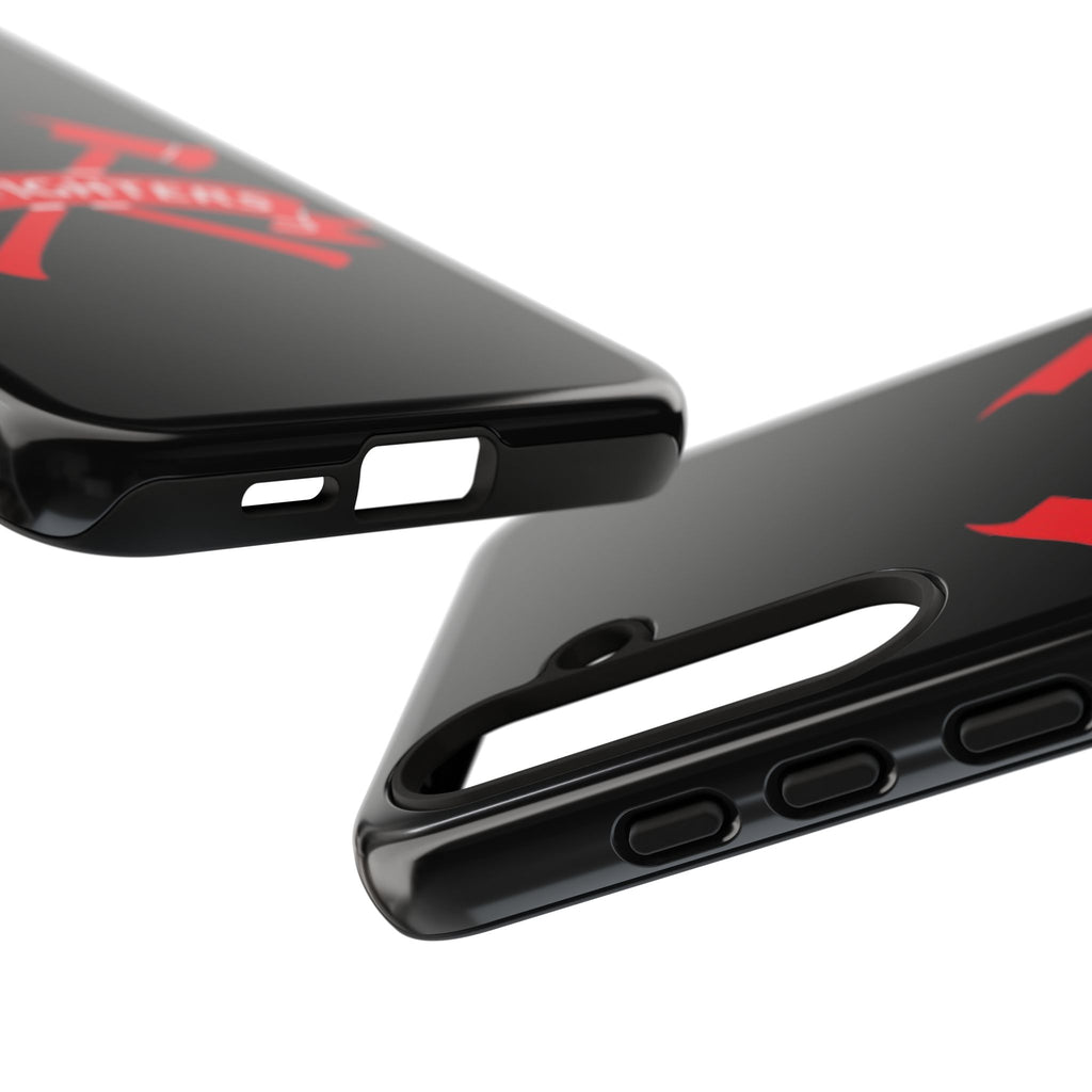 Firefighters Tough Phone Case — Red Crossed Axes Design