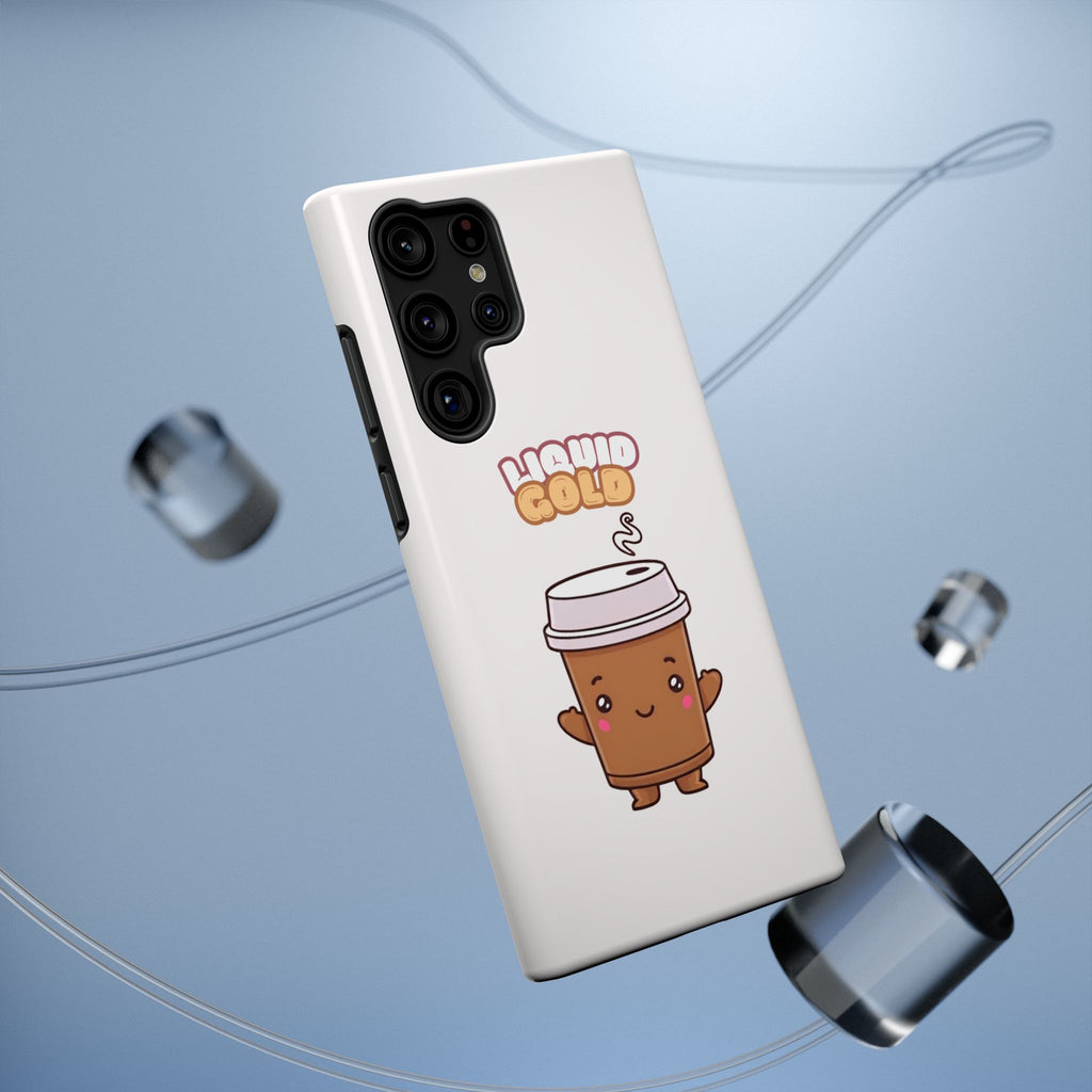 Coffee Cup Phone Case – “Liquid Gold” Cute Kawaii Espresso Impact-Resistant Case