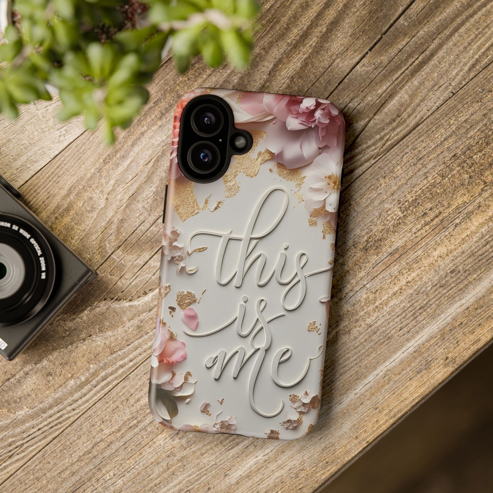 Phone Case — "This Is Me" Floral Tough Case